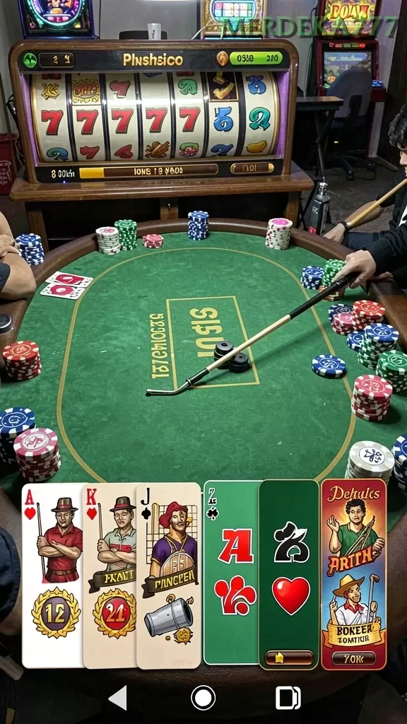 Cuplikan layar 666FF — menu navigasi