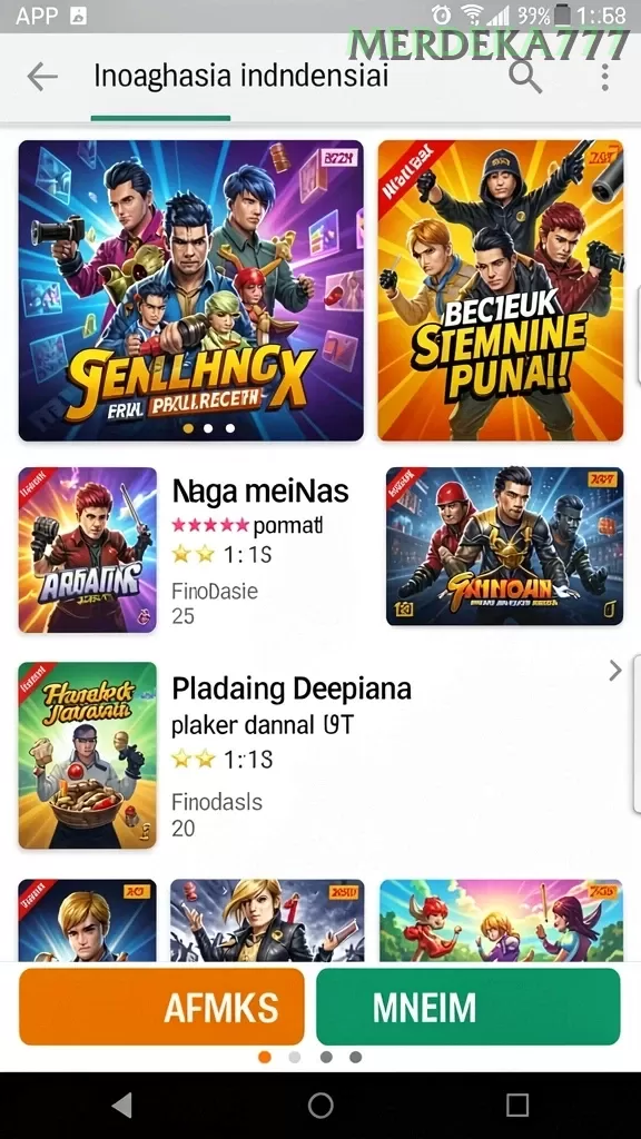 Cuplikan layar JV88 — aktivitas